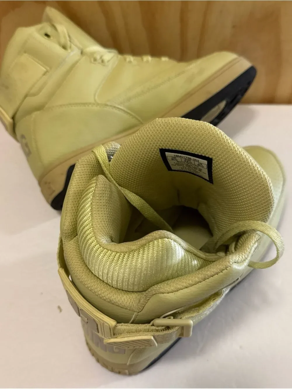 Ewing 33 Hi Pu Men's Basketball Shoe Pale Green/oxford Tan/oxford Tan Size 9 1/2